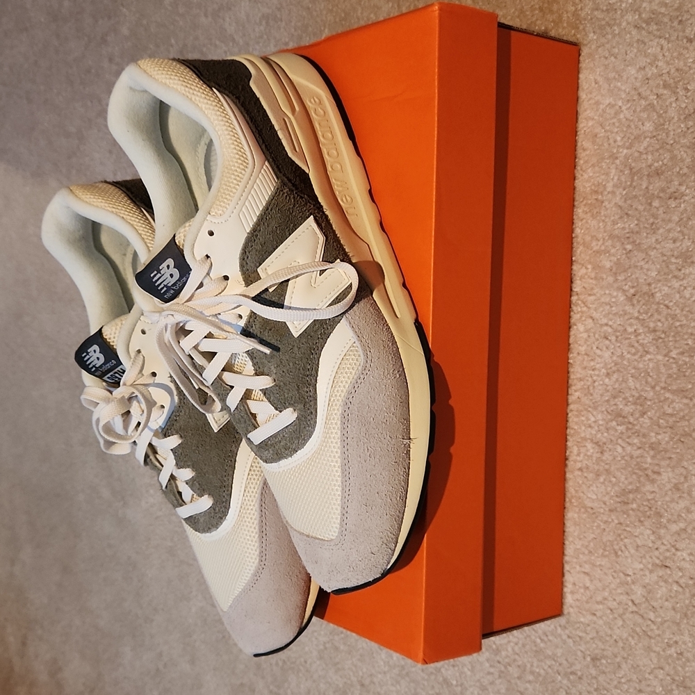 New Balance 997H Grey,White, and Cream